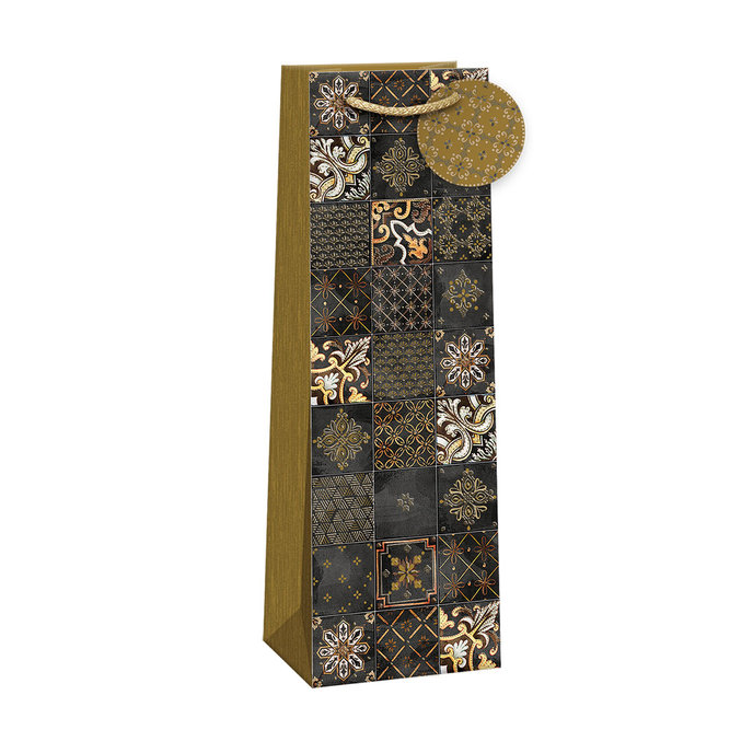 0739-0204 Gift bag for wine LUX