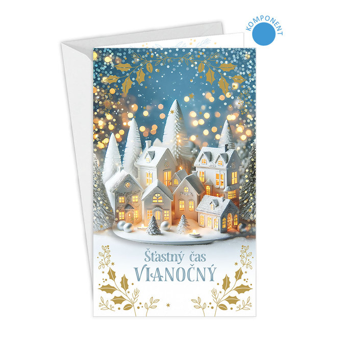 11-6557 Christmas greeting card SK