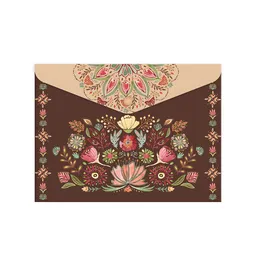 1647-0389 Plastový obal A5 s drukom Floral scape