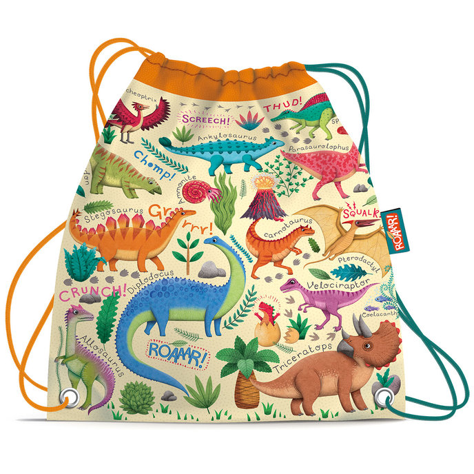 1830-0425 Vrecko na prezuvky / šport. potreby Roaaar!