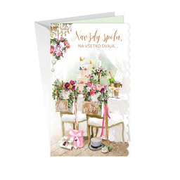 13-6123 Wedding greeting card SK