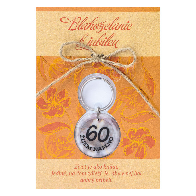 2322-0009 Greeting card with keyring
