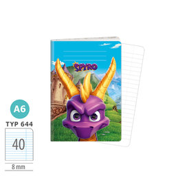 1599-0359 Exercise book A6, TYPE 644 lic. Spyro