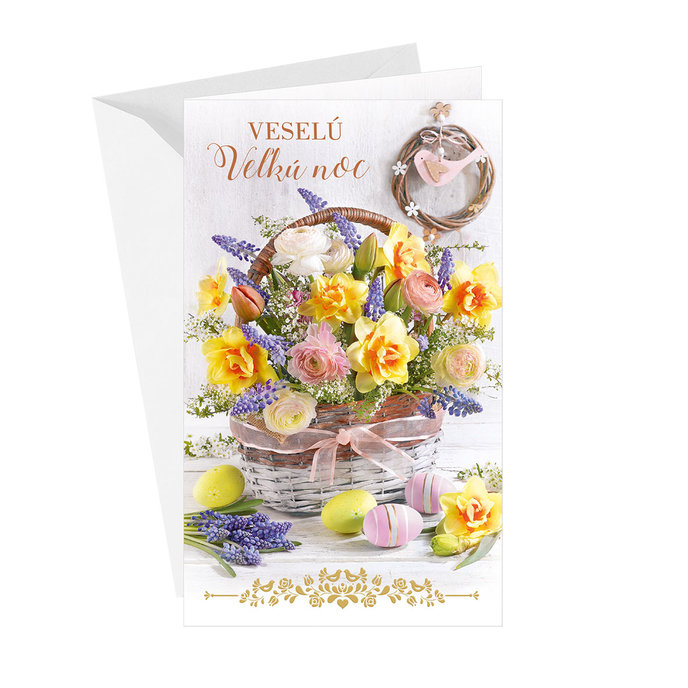 12-6022 Easter greeting card SK