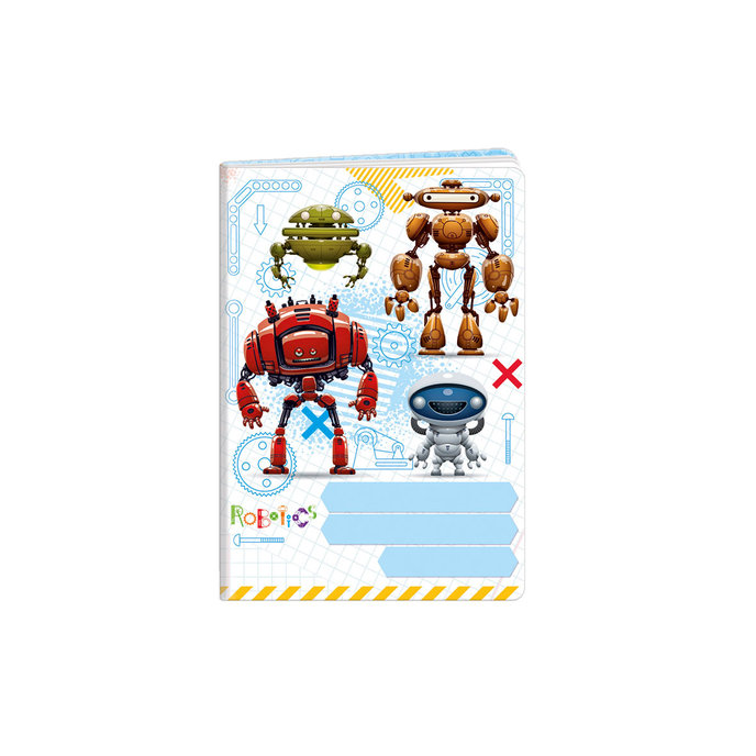 1598-0327 Zošit A6, 40 listov, TYP 644 Robotics