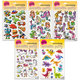 2602-8001 Decorative Stickers Metallic Puffy - MIX