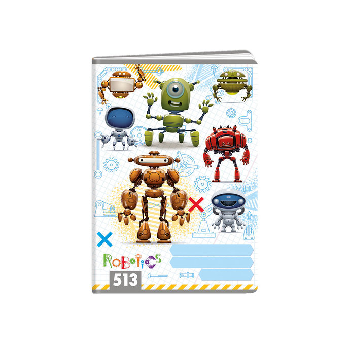 1594-0327 Zošit A5, 10 listov, TYP 513 Robotics