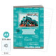 1582-0305 Exercise book A4, TYPE 444 Train