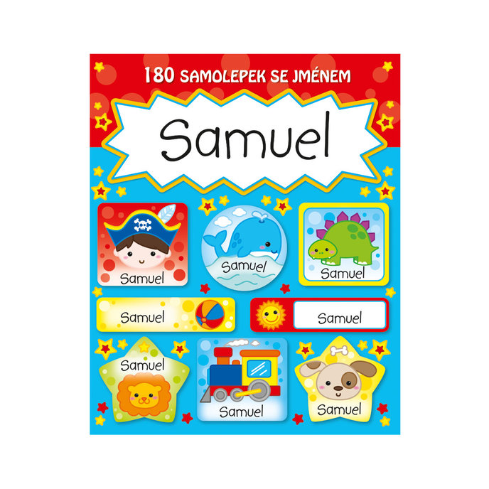 1114-0150 Tear-off block with stickers - 15 sheets, Samuel