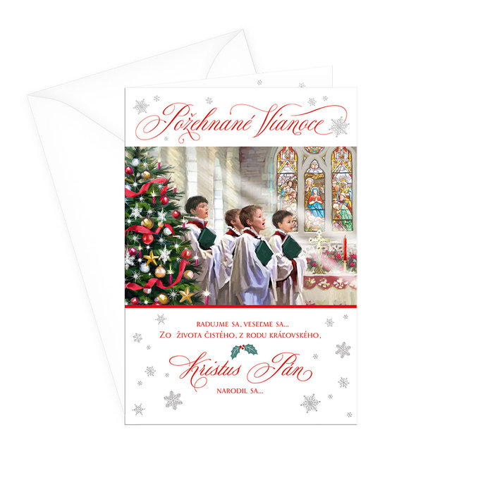 71-8013 Christmas greeting card with music SK