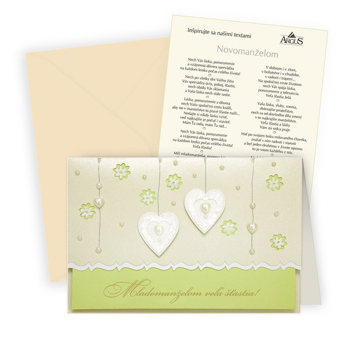 33-4012 Wedding greeting card SK