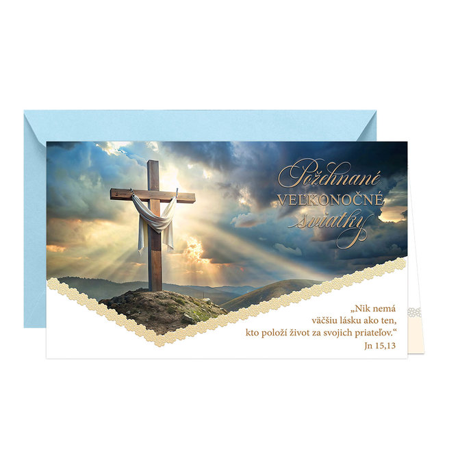 12-6034 Easter greeting card SK