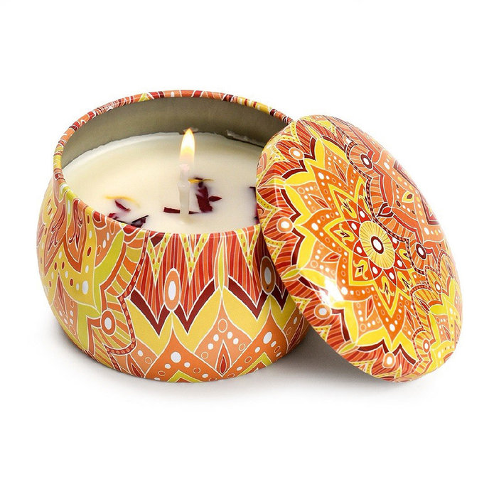 2358-0021 Mandala scented candle - SWEET ORANGE