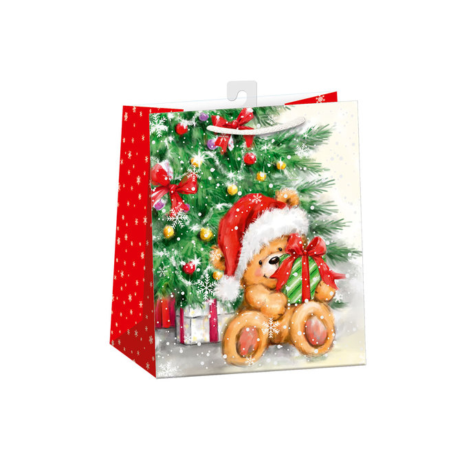 0843-0462 H Darčeková taška vianočná MATNÁ