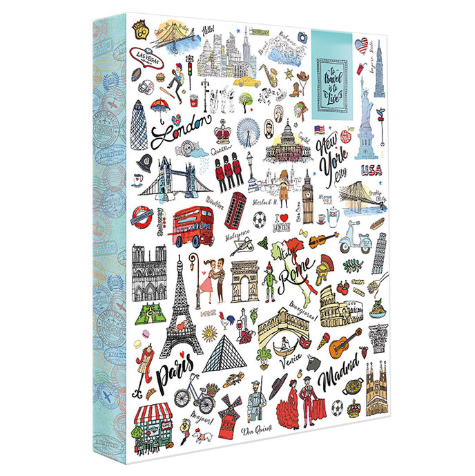 1611-0294 Ring binder A4 Cities