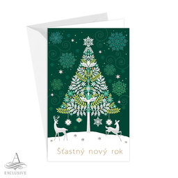 11-6465 Christmas greeting card SK