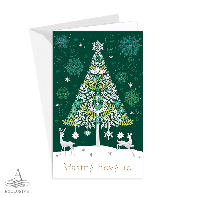 11-6465 Christmas greeting card SK