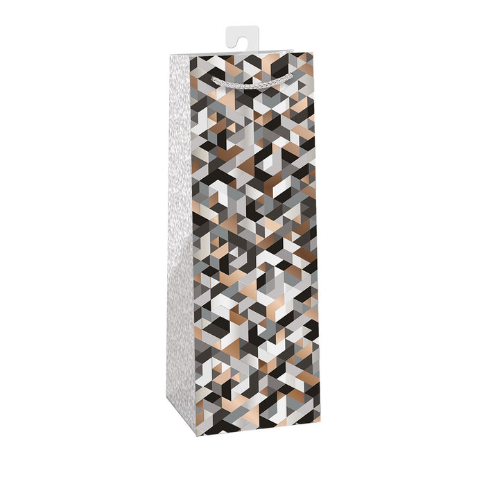 0739-0183 H Darčeková taška na víno LUX