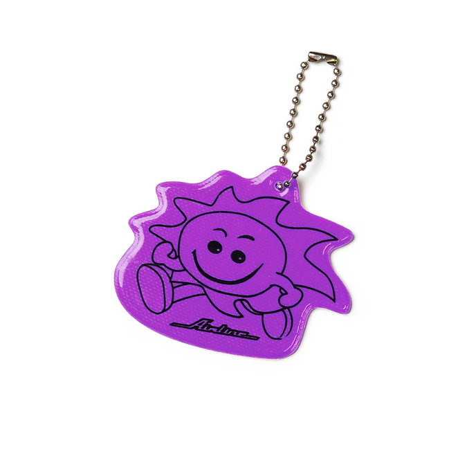 8113-0003 Reflective sun pendant, purple