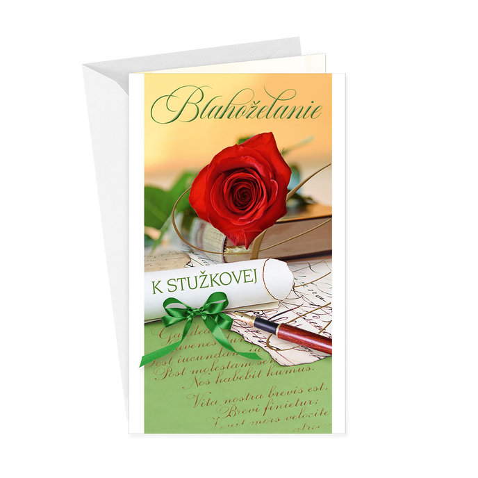 18-6009 Blahoprajná karta k ukončeniu štúdia SK/Stužková