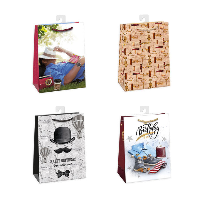 0755-0004 H Darčeková taška mix.