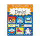 1114-0087 Tear-off block with stickers - 15 sheets, David