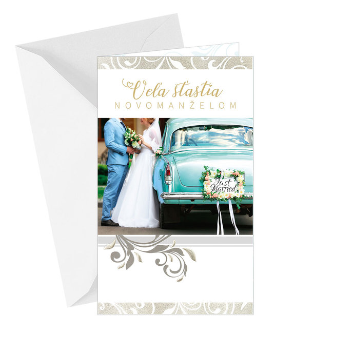 13-6099 Wedding greeting card SK