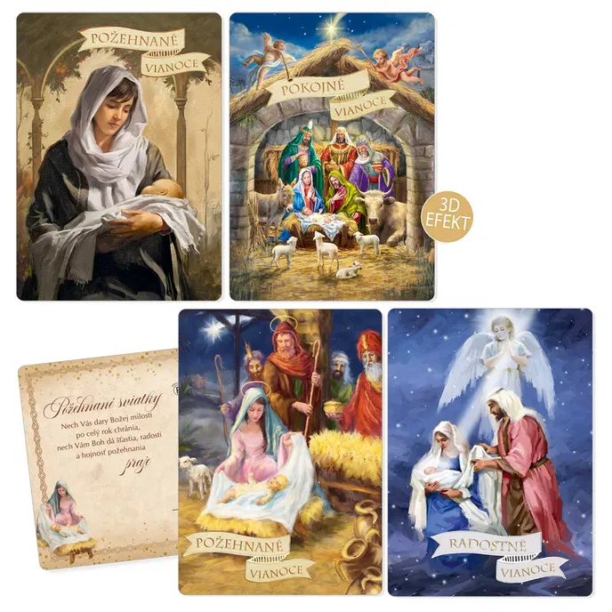 0611-0320s Christmas postcard 3D SK
