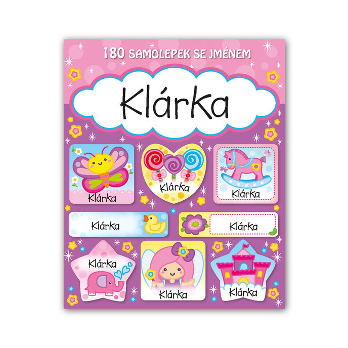 1114-0115 Tear-off block with stickers - 15 sheets, Klárka