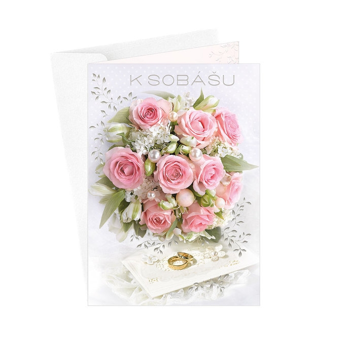 73-640 Wedding greeting card SK