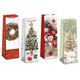 0833-0004 Darčeková taška na víno vianočná, mix