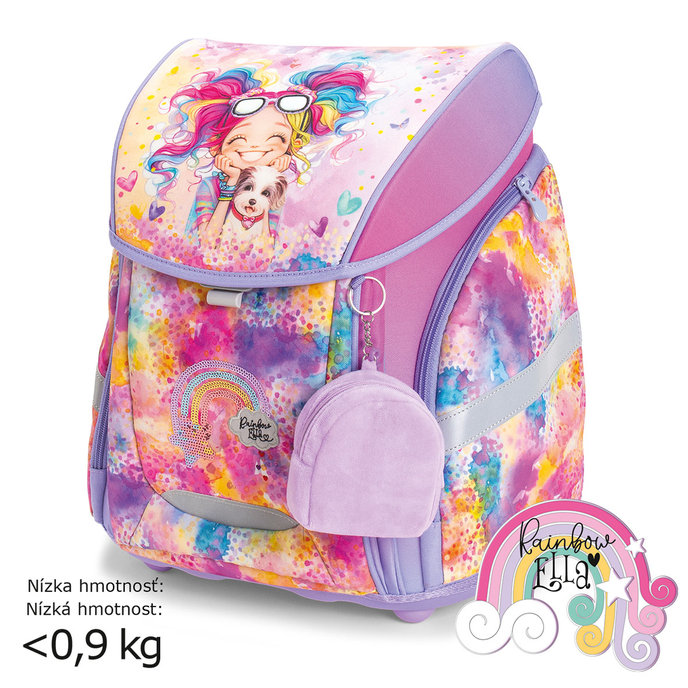 1808-0426 Anatomical school bag Rainbow Ella