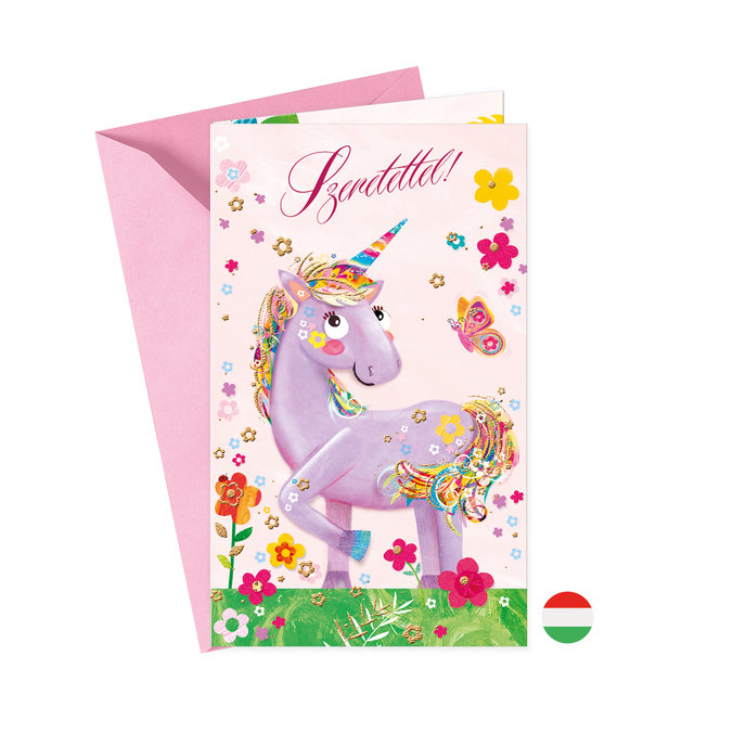 17-6037 Greeting card for children HU