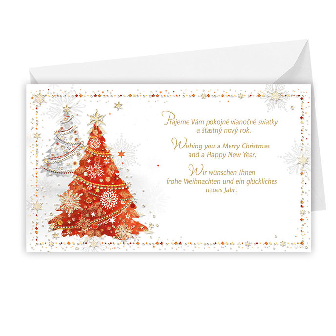 N-1-082 Christmas greeting card SK