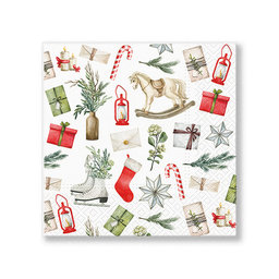 1903-1014 Paper napkins, Christmas