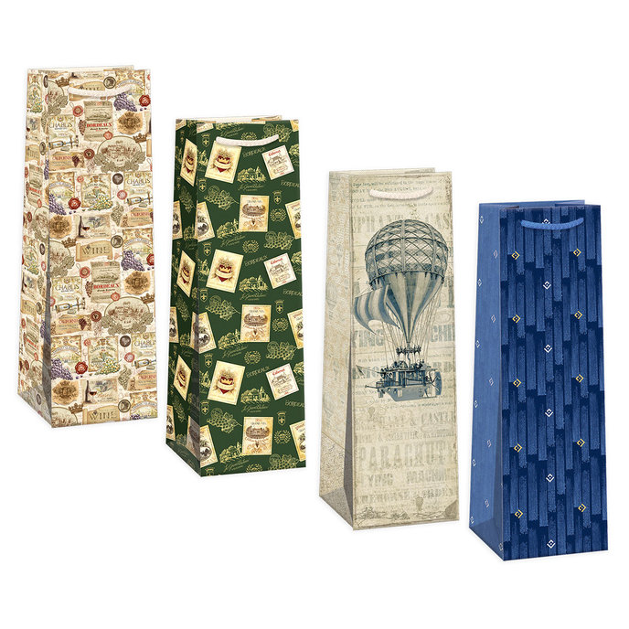 0735-0009 Gift bag for wine mix.