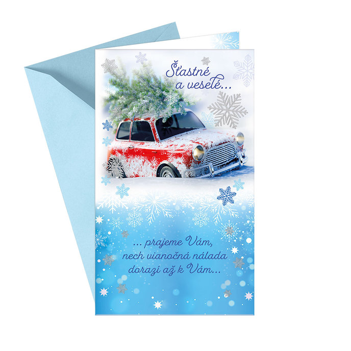 11-6349 Christmas greeting card SK