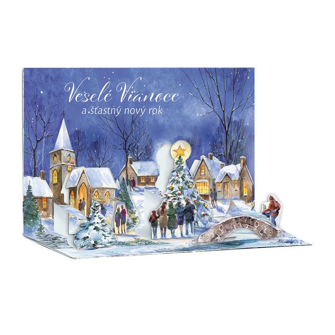 11-5043 Christmas greeting card SK