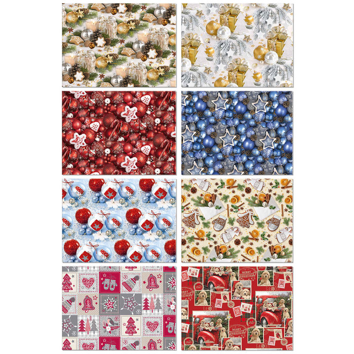 0930-0005 Baliaci papier vianočný 5 m, box 64rol.