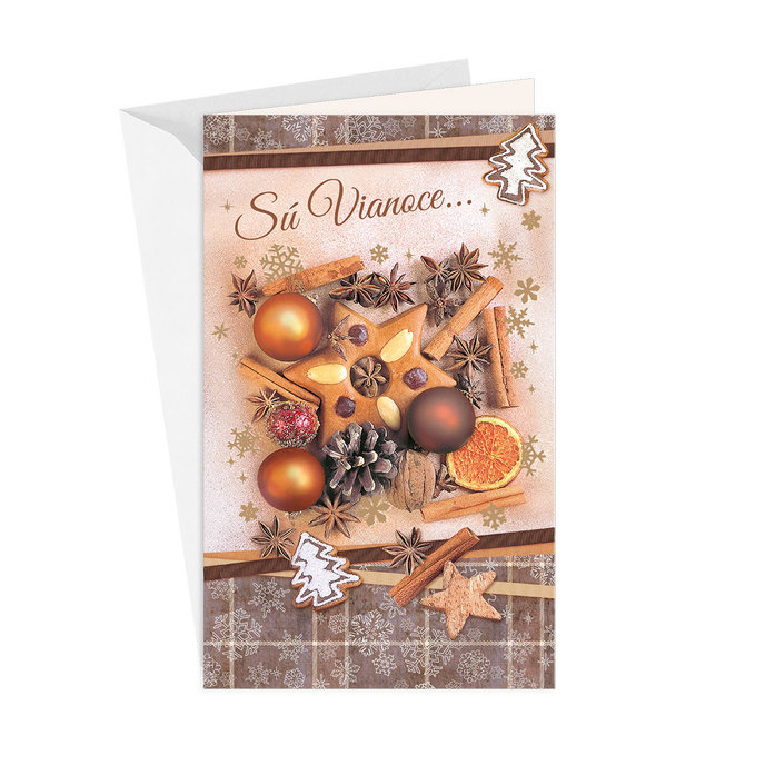 11-6539 Christmas greeting card SK