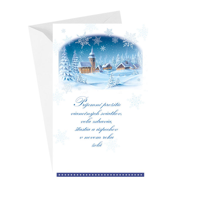 N-1-080 Christmas greeting card SK