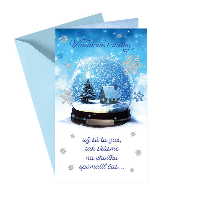11-6350 Christmas greeting card SK