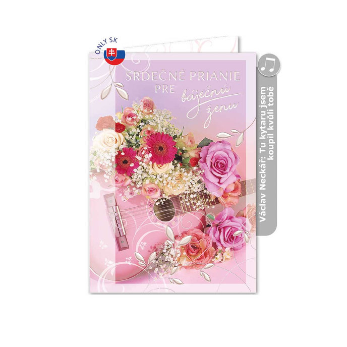 75-8013 Greeting card with music SK