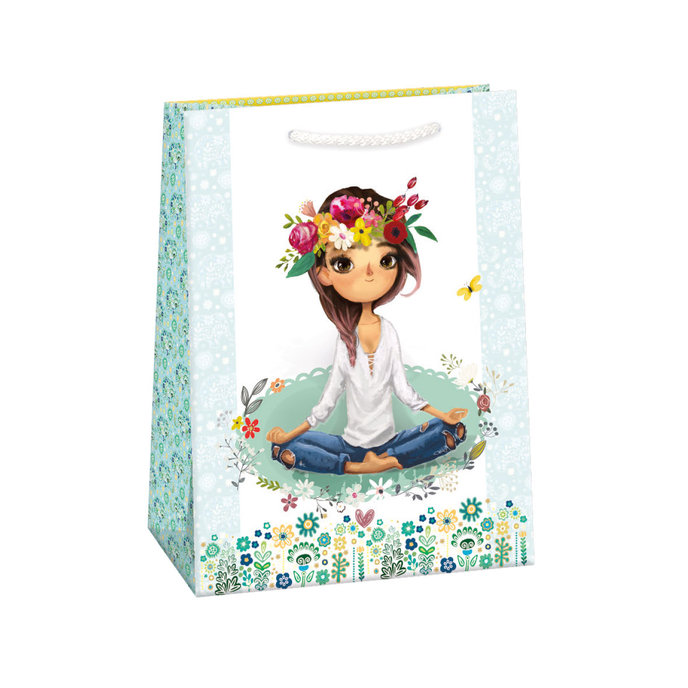 0787-0725 Gift bag PUV Yoga Girl
