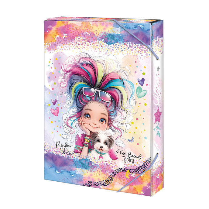 1231-0426 Box na zošity A4 Rainbow Ella