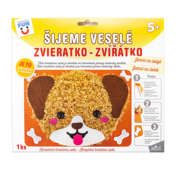 1938-0004 Kreatívna sada - šijeme plstené zvieratko