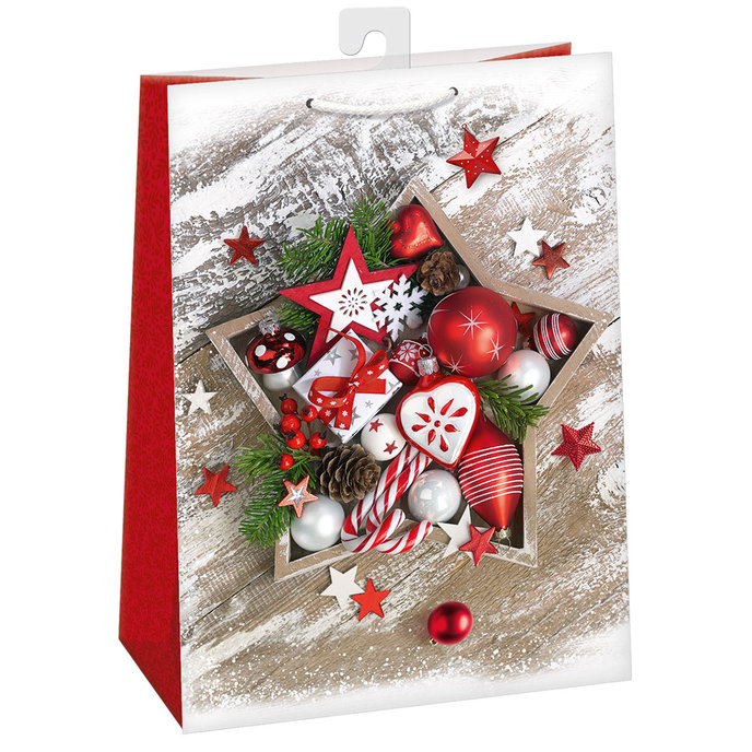 0893-0459 H Darčeková taška vianočná PUV