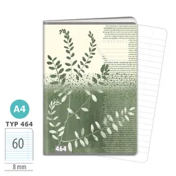 1581-0409 Zošit A4, 60 listov, TYP 464 Simply