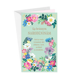 15-6599 Blahoprajná karta gratulačná SK