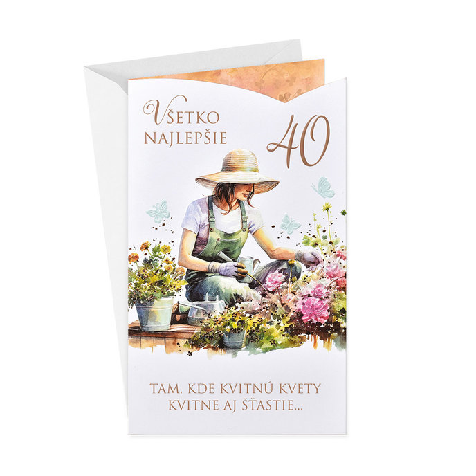 15-6587 Blahoprajná karta gratulačná SK/40